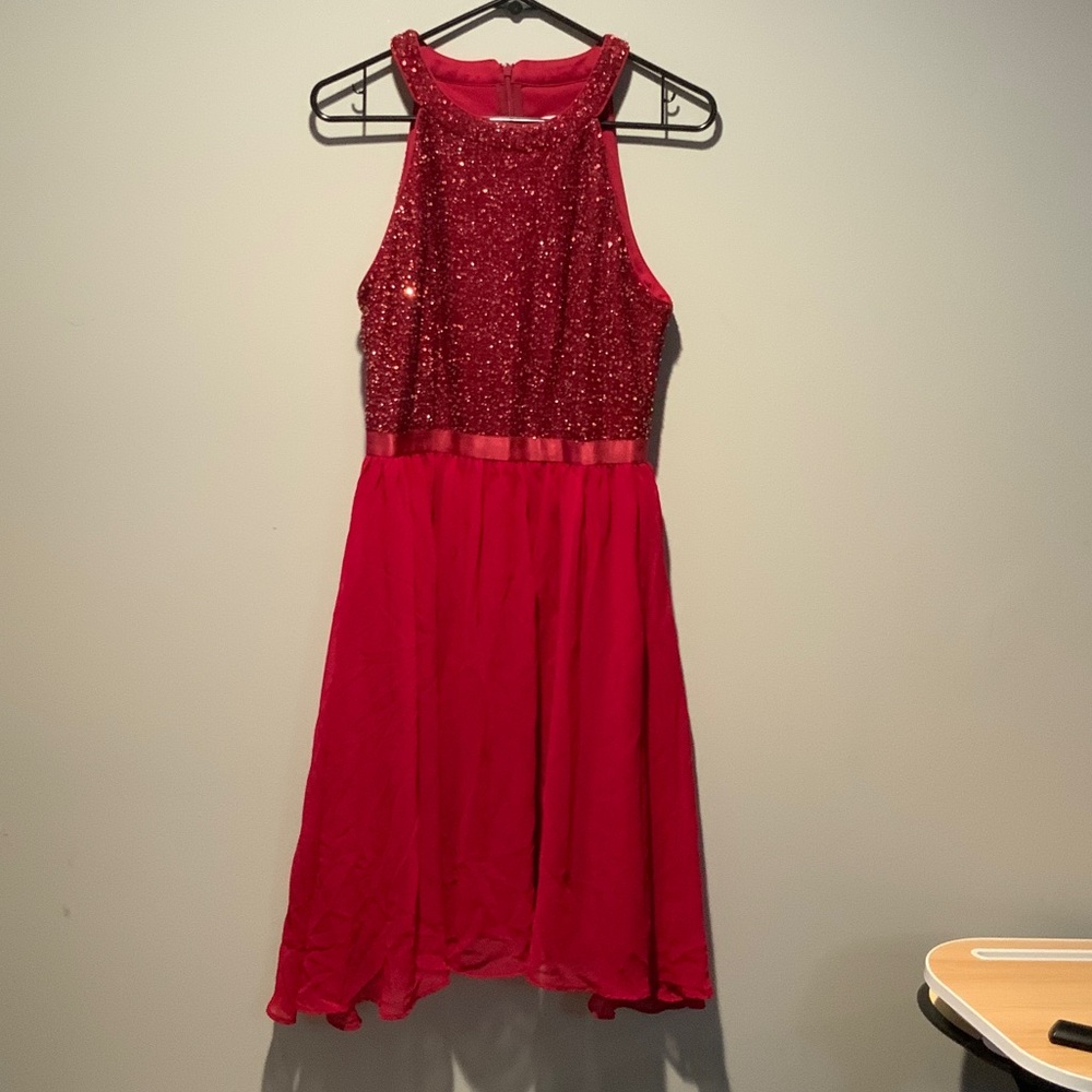 Bbonlinedress Red Sparkling Dress